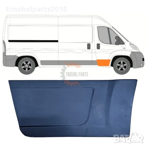 Ремонтен панел врата за CITROEN JUMPER / PEUGEOT BOXER / FIAT DUCATO след 2006 год. - ДЯСНО