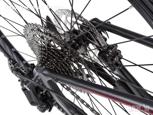 Крос електрически велосипед MTF Cross 7.5 W – Bafang M510, 95 Nm, до 200 км пробег 2 години гаранция, снимка 5 - Велосипеди - 56129044
