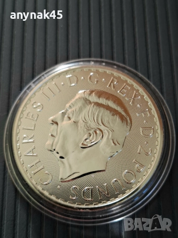 1 oz. Сребро Британия 2024г., снимка 4 - Нумизматика и бонистика - 52174405