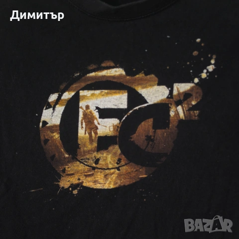 Оригинална тениска Far Cry 2 game t-shirt Ubisoft original размер Large, снимка 3 - Тениски - 53391584
