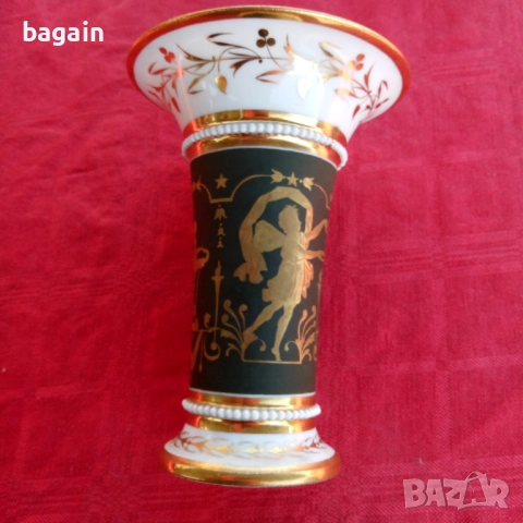 Ампир, порцелан, ваза., снимка 1