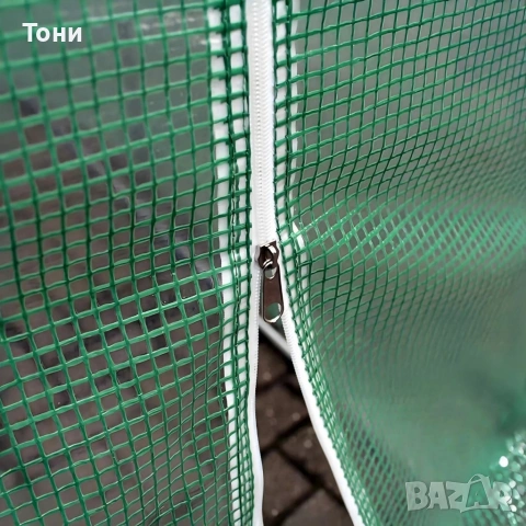 Резервно покривало за оранжерия 3x2x2м – Армирано UV , с цип и прозорци (без рамка), снимка 4 - Други стоки за дома - 53422586