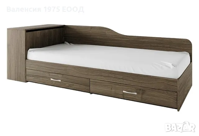 Легло с чекмеджета и ракла Сити 2005 сонома, орех или комбинация бяло/ арвен, снимка 3 - Спални и легла - 18797203