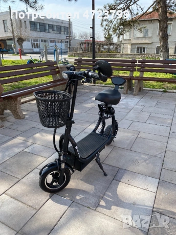 Електрически мини скутер, снимка 3 - Велосипеди - 53747570