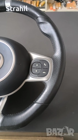 ОРИГИНАЛЕН КОЖЕН ВОЛАН ЗА FIAT 500 ABARTH 595, снимка 4 - Части - 53599466
