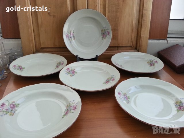 Стар български порцелан чинии дълбоки