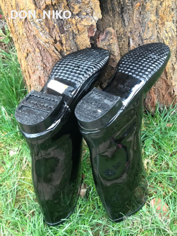 Гумени Лачени Ботуши 1968/1973 г., снимка 4 - Дамски ботуши - 44789007