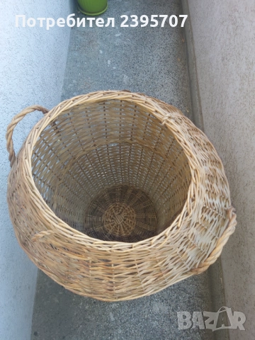 Плетен кош в добро състояние, снимка 2 - Други - 51631393