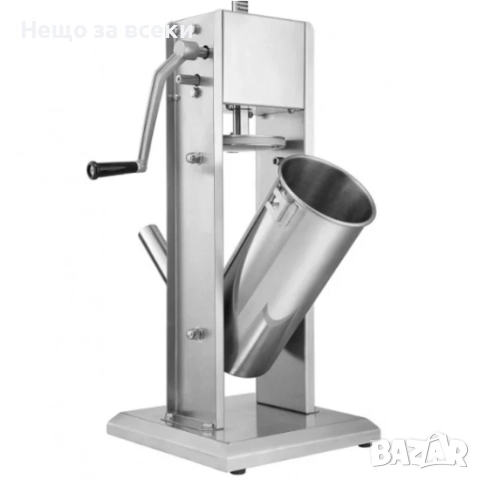 Пълначка за месо вертикална от неръждаема стомана 7 литра, снимка 6 - Месомелачки - 51940545