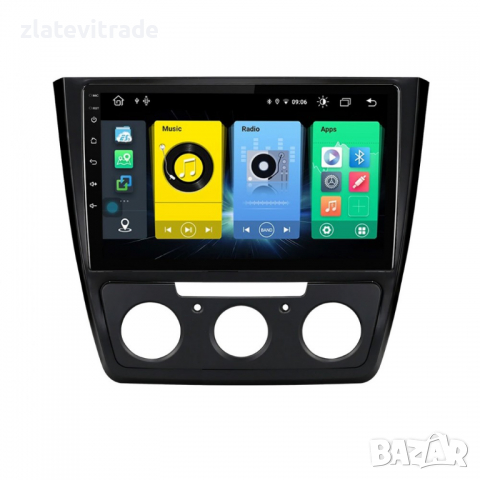 SKODA YETI 2009-2017 - 10.1'' Андроид НАВИГАЦИЯ, снимка 2 - Навигация за кола - 36279347