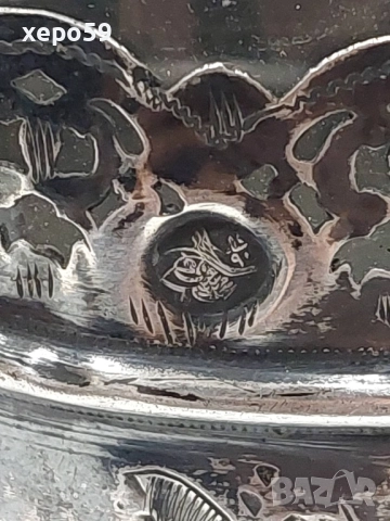 СССР-лот от много редки сребърни руски и един турски подстакани/ сребро 875, снимка 3 - Антикварни и старинни предмети - 52825209