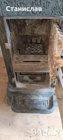 Печка на твърдо гориво с антикварна стойност, снимка 7 - Антикварни и старинни предмети - 53306547