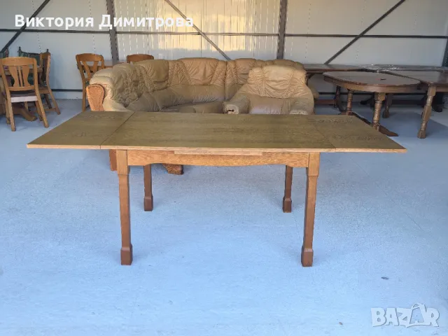 Разтегателна трапезна маса , снимка 7 - Маси - 48731146