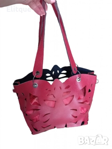 Осигурете си изящен стил с нашата хитова лазерно рязана дамска чанта. ТОП ЦЕНА!, снимка 8 - Чанти - 52888828