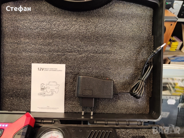 Преносима външна батерия (бустер) jump starter + компресор за автомобил. НОВО!, снимка 2 - Аксесоари и консумативи - 51960240