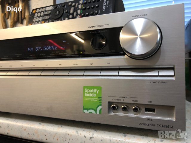 Onkyo TX-NR414, снимка 10 - Ресийвъри, усилватели, смесителни пултове - 40327974