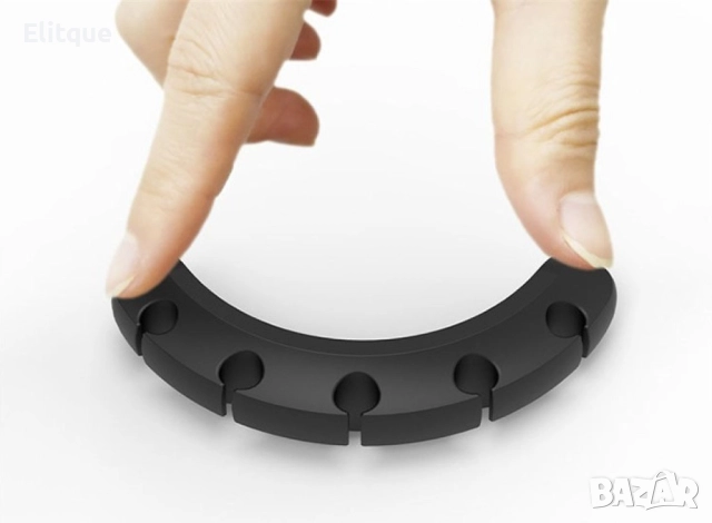 Държач за кабели - подходящ за организацията у дома и в офиса  , снимка 7 - Други стоки за дома - 52905552