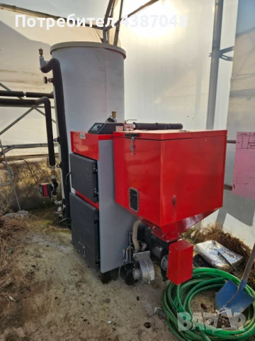 Котел за отопление 60 KW - на пелети и твърдо гориво, снимка 1