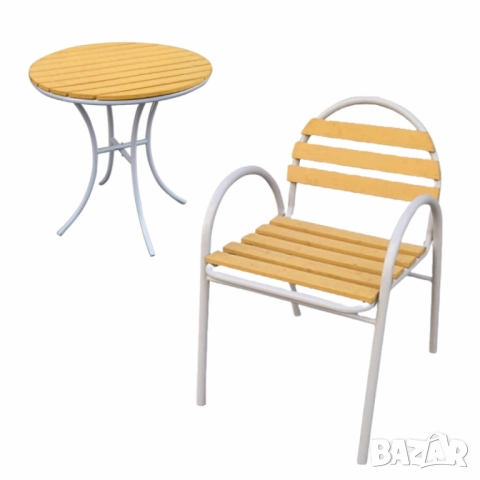 Стол Muhler Bistro, Polywood, 54x56xXH78см, снимка 4 - Други стоки за дома - 52137983