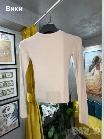 Блуза в телесен цвят, налична в S, M u L, снимка 7 - Блузи с дълъг ръкав и пуловери - 52927298