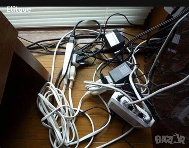 Държач за кабели - подходящ за организацията у дома и в офиса  , снимка 8 - Други стоки за дома - 52905552