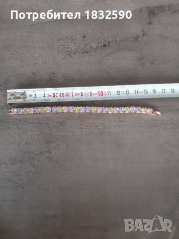 Гривна с цирконий, снимка 3 - Гривни - 39253752