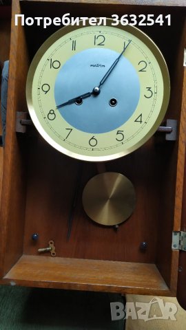 Продавам стар стенен часовник Метрон , снимка 4 - Антикварни и старинни предмети - 40900821