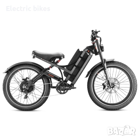 Eahora Romeo Pro 2 –3000W Dual Motor Fatbike, 52V 70Ah батерия,74 km/h, снимка 3 - Велосипеди - 51824824