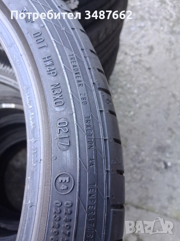 245 35 18 Континентал 2бр летни , снимка 6 - Гуми и джанти - 53837776