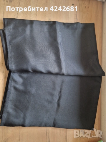 Нов плат Черен сатен 2.00х2.60 м