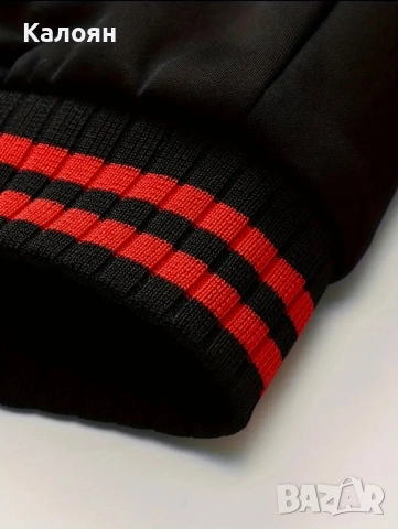 Горнище/Суитшър черно и червено XL, снимка 3 - Други - 52727032