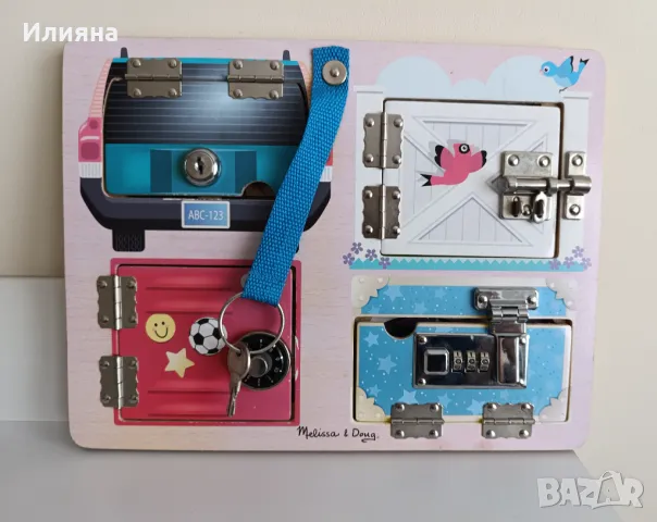 Дъска с ключалки , снимка 2 - Образователни игри - 50365718