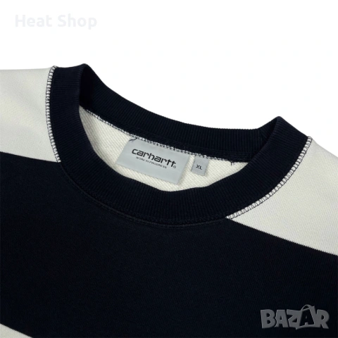 Мъжка блуза Carhartt WIP Alvin Striped Sweatshirt, снимка 3 - Блузи - 53016771