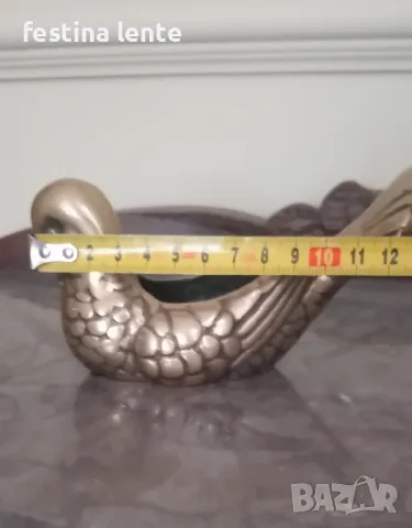 Месингова фигура-гълъб, снимка 6 - Антикварни и старинни предмети - 48831169