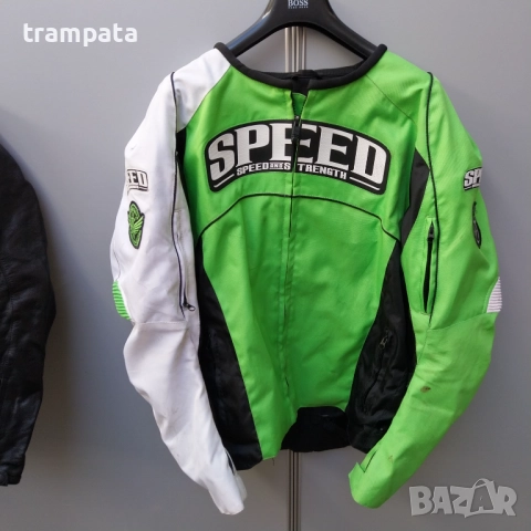 НАЙ ДОБРАТА ОФЕРТА Мъжко рокерско  яке с протектори 2XL