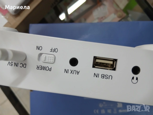 Преносим плейър с високоговорители, FM радио, USB, AUX вход, дистанционно, снимка 6 - Аудиосистеми - 53858214