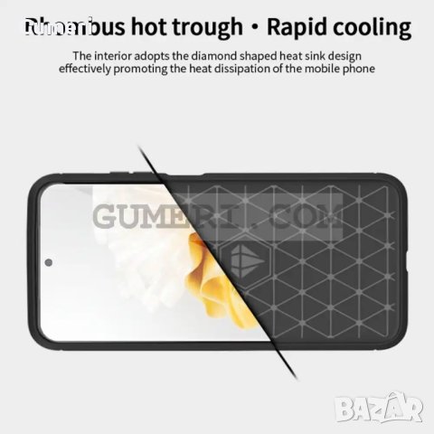 Гръб "Карбон Шарк" за Huawei P60 Pro, снимка 8 - Калъфи, кейсове - 41378672