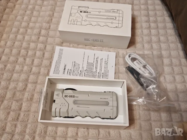 LOOP GEAR SK-05 II Pro – мощен мултифункционален фенер, чисто нов, пълен комплект, снимка 3 - Екипировка - 55944124