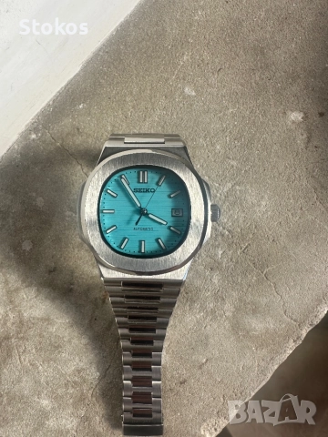 Seiko mod Nautilus blue , снимка 5 - Мъжки - 51792251