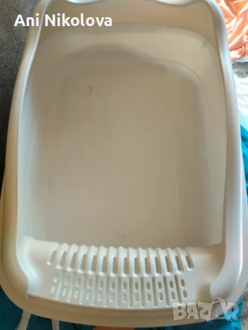 Голяма нова котешка тоалетна с борд, снимка 2 - За котки - 50341894