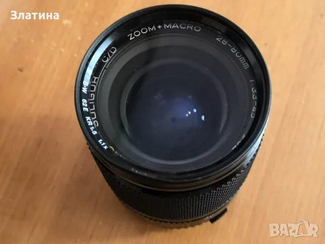 Обектив Soligor Zoom Macro 28–80mm f/3.5–4.5 MC, снимка 4 - Обективи и филтри - 55898907
