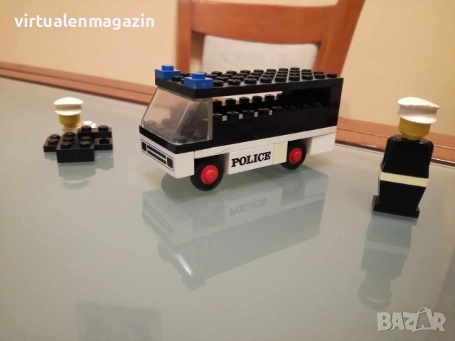 Много стар Конструктор Лего - LEGO Police 659 - Police Patrol with Policemen, снимка 1 - Колекции - 42170496