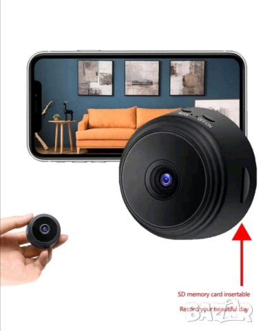 Мини шпионска HD камера / скрита камера