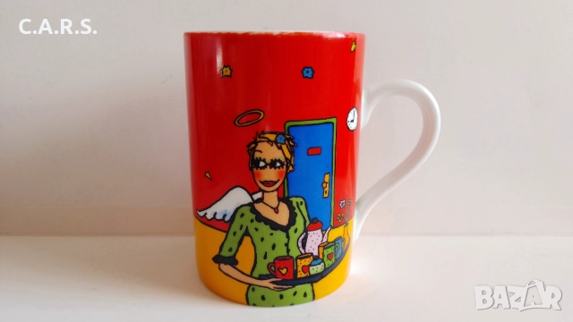 Немски Керамична Каничка и Чаша Konitz, снимка 8 - Антикварни и старинни предмети - 52143600