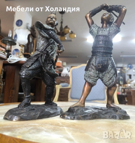 Бронзови пластики на самураи, снимка 9 - Колекции - 52199469