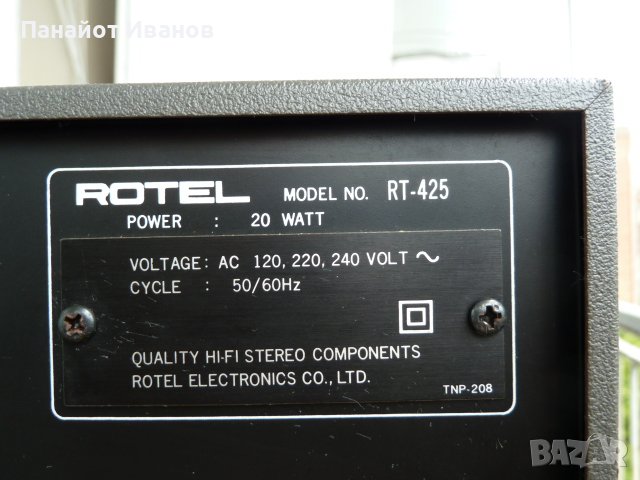 Тунер Rotel RT-425, снимка 6 - Ресийвъри, усилватели, смесителни пултове - 41771910