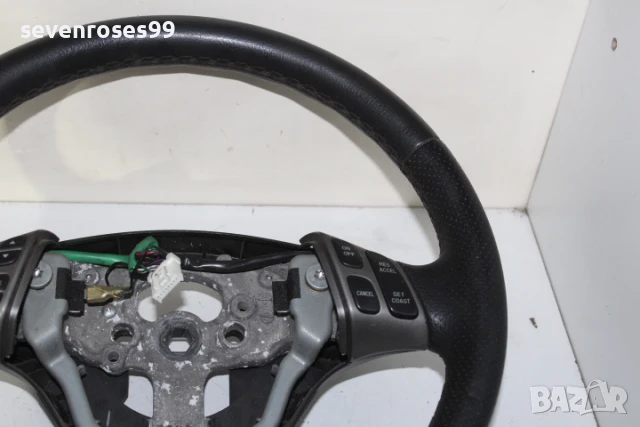 Волан кожен Мазда 3 2008 2.3i 158hp Mazda 3 седан много запазен, снимка 6 - Части - 51255549