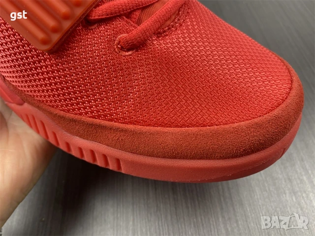 Изключително Редки Nike Air Yeezy 2 Red Kanye West баскетболни маратонки мъжки, снимка 10 - Маратонки - 51048378