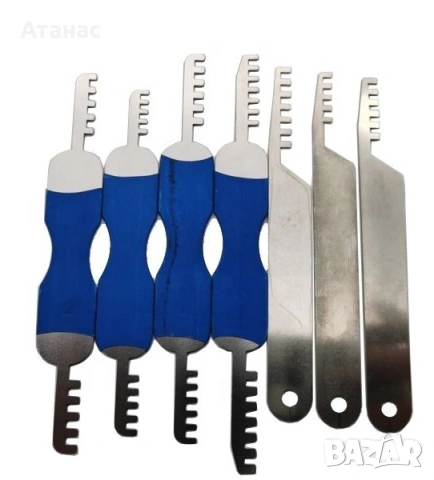 Инструменти 7 в 1 за отключване на мебелни ключалки и катинари