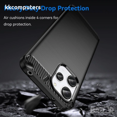 Xiaomi Redmi 12 5G (Global) / Poco M6 Pro 5G Удароустойчив Carbon Fiber Калъф и Протектор, снимка 5 - Калъфи, кейсове - 53233061